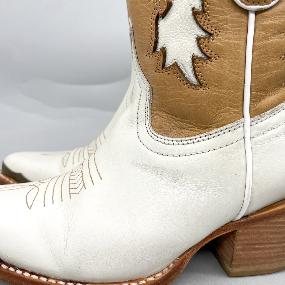 Idyllwind Miranda Lambert Womens 7.5 Thunderbird White Tan Western Cowgirl Boots - Picture 6 of 15